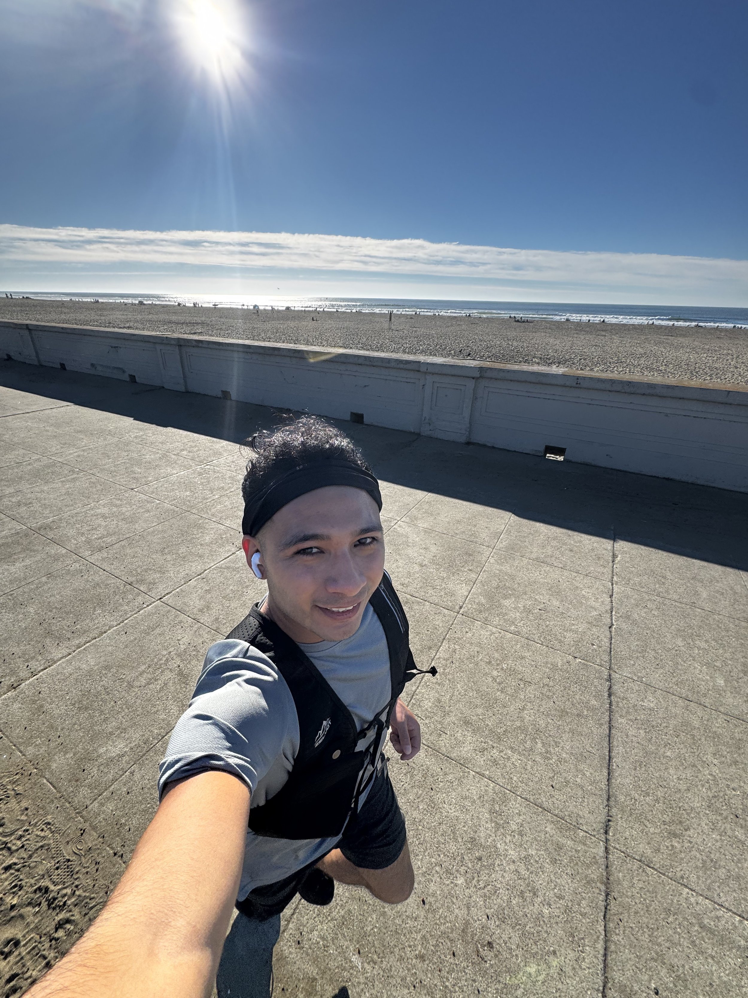 running from sf zoo to sutro baths along ocean beach